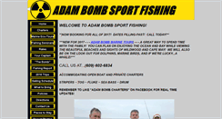 Desktop Screenshot of adambombcharters.com