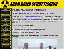 Tablet Screenshot of adambombcharters.com